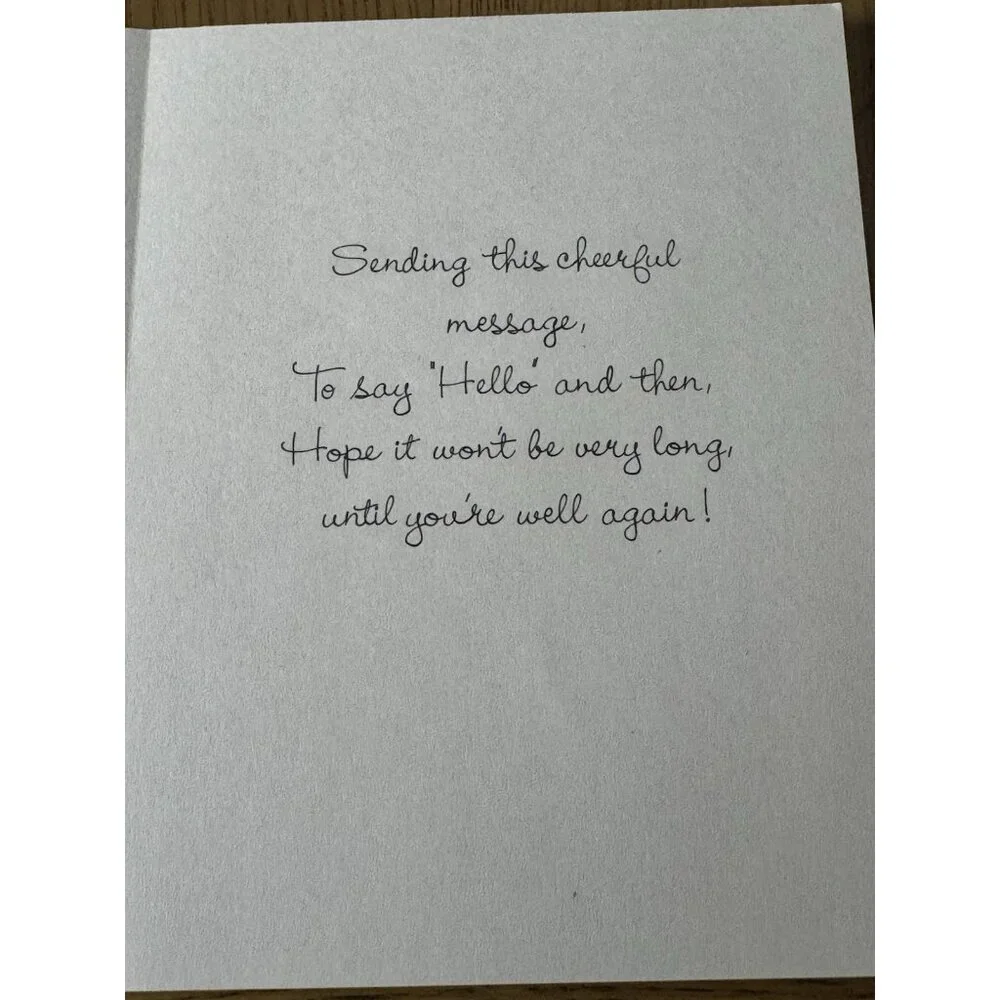 The Good Samaritans Little Helpers A Cheerful Hello‎ Greeting Card 1987 USA Made